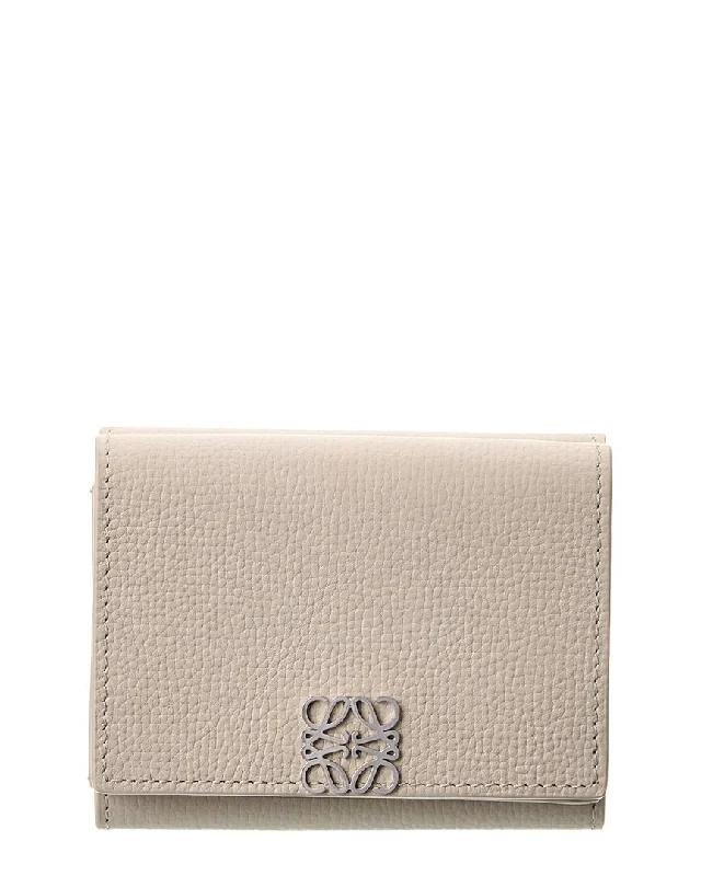 Vintage-style money clips for collectors Animal-Print Passport Covers & Wallets for Trendy FashionistasLoewe Anagram Trifold Leather Wallet Vintage-style money clips for collectors Animal-Print Passport Covers & Wallets for Trendy FashionistasLoewe Anagram Trifold Leather Wallet