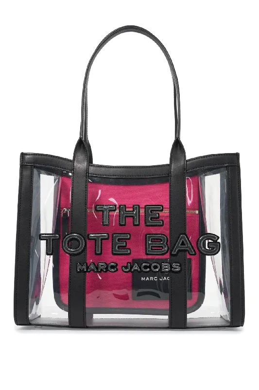 Elegant money clips for weddings Magnetic-Closure Passport Covers & Wallets for Quick AccessMarc Jacobs The Clear Medium Tote Bag - B