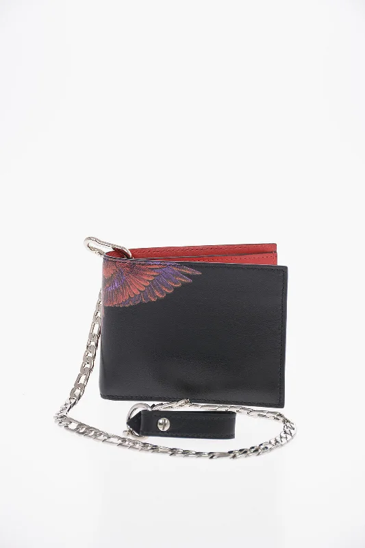 Slim money clips for minimalist wallets Magnetic-Closure Passport Covers & Wallets for Quick AccessMarcelo Burlon Leather Red Wings Wallet With Chain Slim money clips for minimalist wallets Magnetic-Closure Passport Covers & Wallets for Quick AccessMarcelo Burlon Leather Red Wings Wallet With Chain