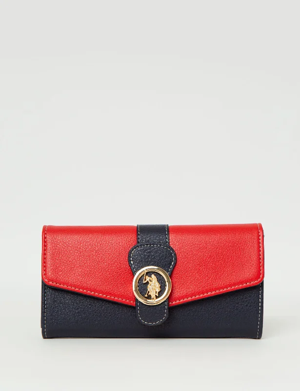 Vintage-style money clips for collectors Vintage-Style Passport Covers & Wallets with Brass Hardware for Retro EnthusiastsMEDALLION LARGE FLAP WALLET
