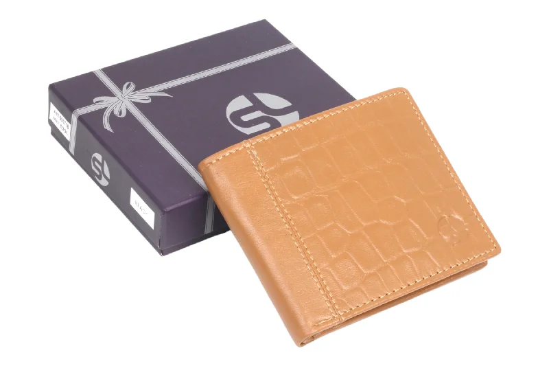 Personalized engraved money clips for men Animal-Print Passport Covers & Wallets for Trendy FashionistasMENS LEATHER WALLET 991104 (TAN)