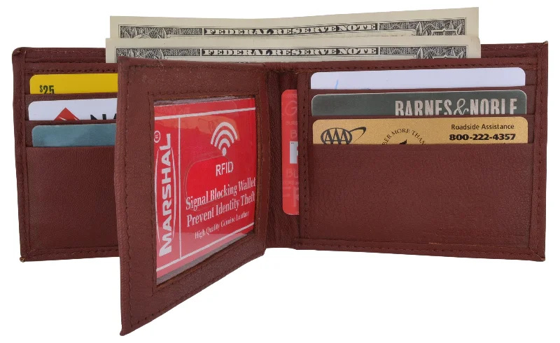 How to choose the right money clip Beaded Passport Covers & Wallets with Bohemian Vibe for Festival GoersMens RFID Blocking Leather Center Flap Bifold Compact Card ID Wallet / RFID52GT