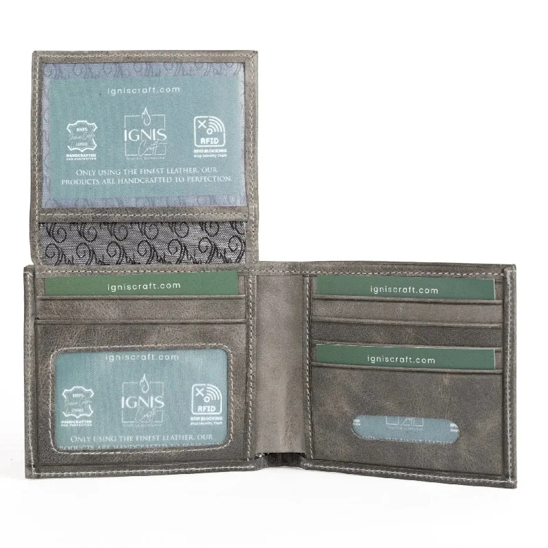 Slim money clips for minimalist wallets Beaded Passport Covers & Wallets with Bohemian Vibe for Festival GoersBifold Leather Wallet | Solstice Basalt