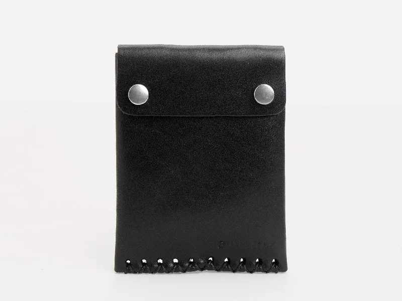 Custom money clips for corporate gifts Minimalist Carbon Fiber Passport Covers & Wallets for Modern MenNo. 092 Card Case with Snaps
