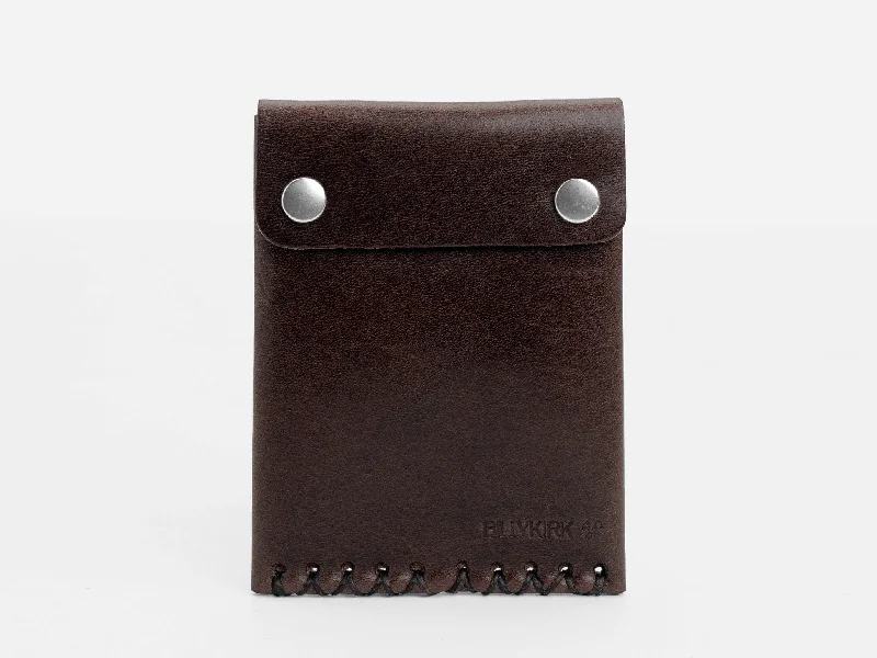 Vintage-style money clips for collectors Minimalist Carbon Fiber Passport Covers & Wallets for Modern MenNo. 092 Card Case with Snaps