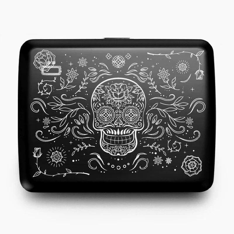 Slim money clips for minimalist wallets Magnetic-Closure Passport Covers & Wallets for Quick AccessOgon Smart Case V2 Large (Laser Edition)