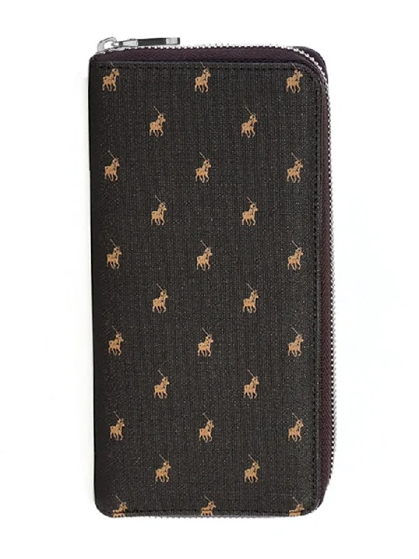 Eco-friendly money clips made from sustainable materials Cowhide Leather Passport Covers & Wallets with a Rustic Western LookPolo Iconic Travel Travel Wallet | Brown