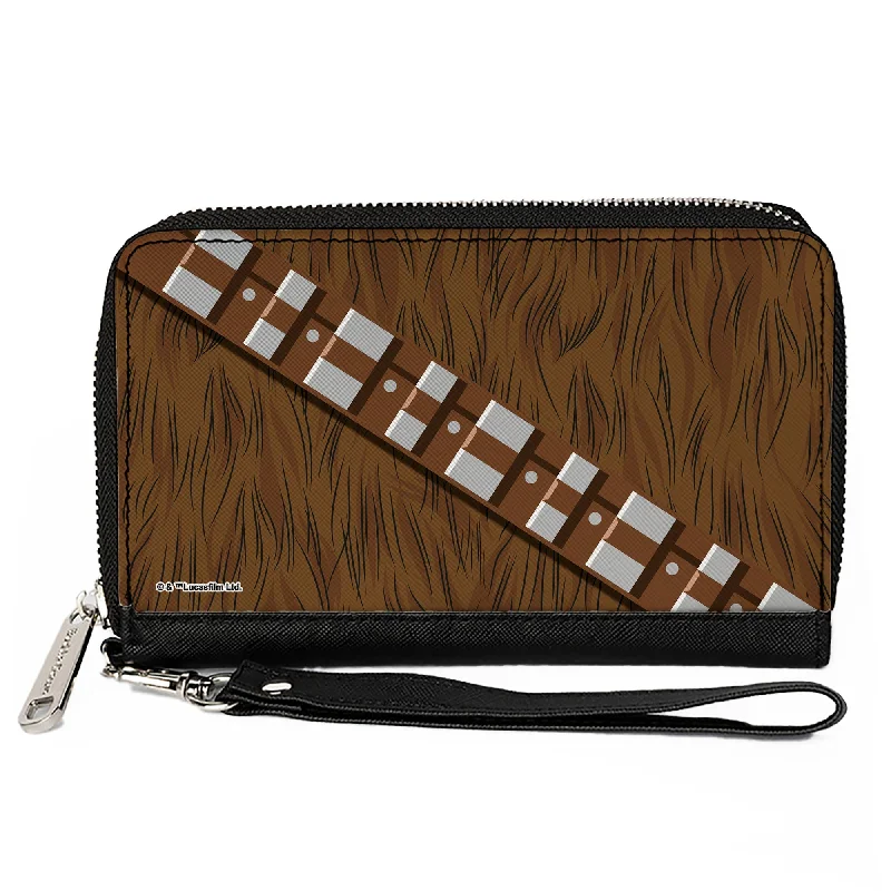 Eco-friendly money clips made from sustainable materials Camouflage-Patterned Passport Covers & Wallets for Hunters and MilitariesPU Zip Around Wallet Rectangle - Star Wars Chewbacca Character Body Close-Up Brown Eco-friendly money clips made from sustainable materials Camouflage-Patterned Passport Covers & Wallets for Hunters and MilitariesPU Zip Around Wallet Rectangle - Star Wars Chewbacca Character Body Close-Up Brown