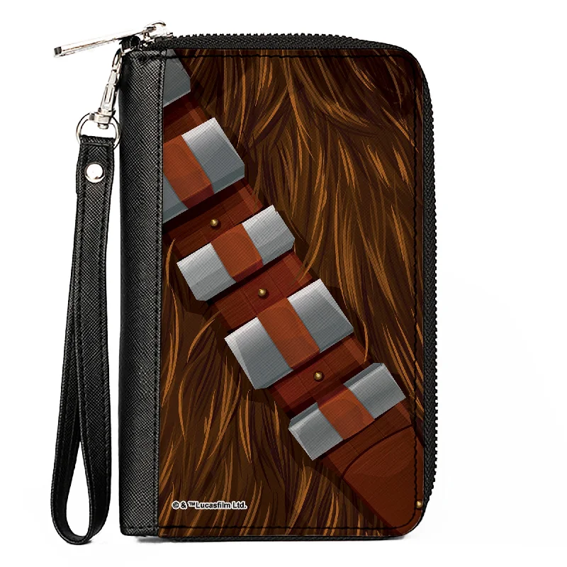 Stainless steel money clips for durability Magnetic-Closure Passport Covers & Wallets for Quick AccessPU Zip Around Wallet Rectangle - Star Wars Chewbacca Character Close-Up Bandolier Browns Stainless steel money clips for durability Magnetic-Closure Passport Covers & Wallets for Quick AccessPU Zip Around Wallet Rectangle - Star Wars Chewbacca Character Close-Up Bandolier Browns