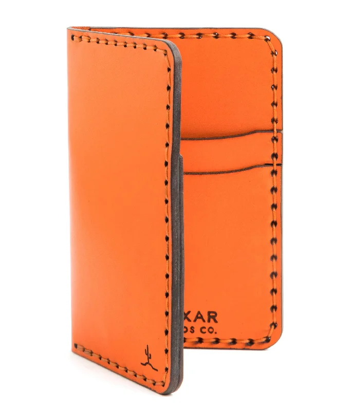 Luxury leather money clips with card slots Colorful Floral-Printed Passport Covers & Wallets for Fashionable WomenVertical Card Wallet // S.O.S