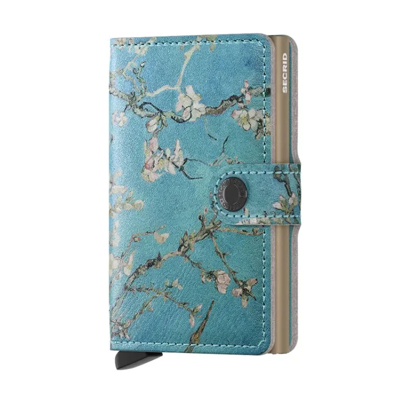 Top-rated money clips for everyday use Minimalist Carbon Fiber Passport Covers & Wallets for Modern MenSecrid Miniwallet Art Almond Blossom