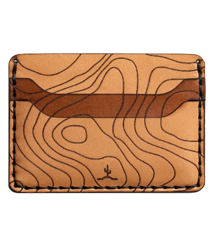 Money clips with RFID protection Cowhide Leather Passport Covers & Wallets with a Rustic Western LookSlim+ Topo Russet