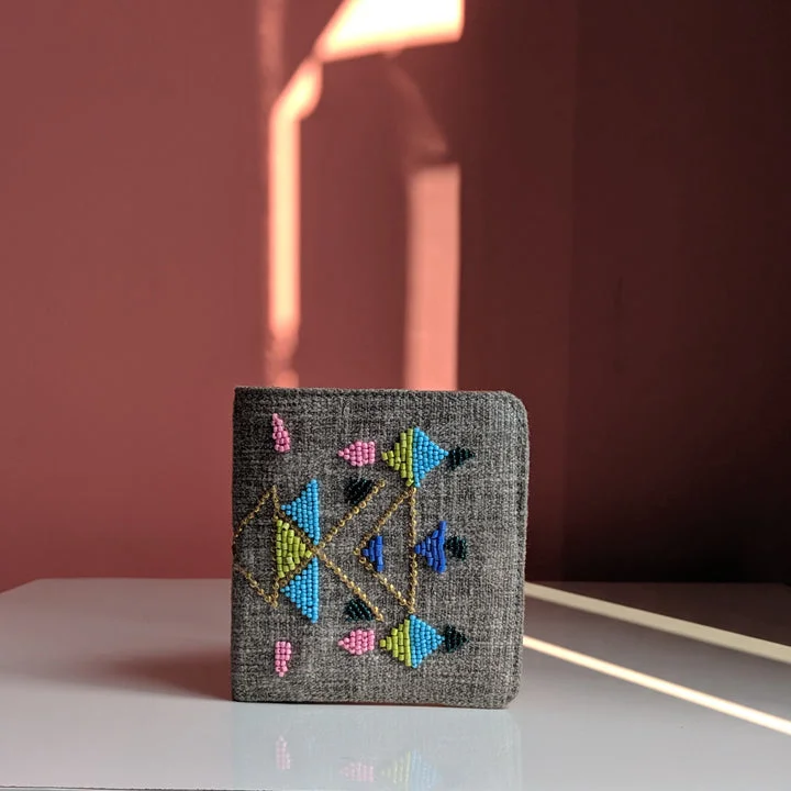 Vintage-style money clips for collectors Laser-Cut Metal Passport Covers & Wallets with Geometric Designs for Tech-SavvyGrey Abstract - Snap Button Wallet - Beadwork Vintage-style money clips for collectors Laser-Cut Metal Passport Covers & Wallets with Geometric Designs for Tech-SavvyGrey Abstract - Snap Button Wallet - Beadwork