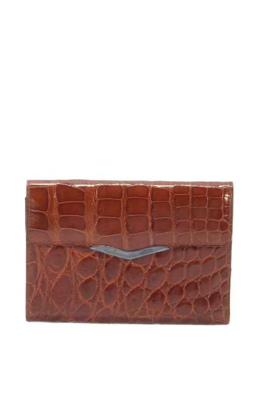 How to clean and maintain metal money clips Leather Passport Covers & Wallets with Handmade Stitching for Luxury TravelersTardini Womens Genuine American Alligator Silver Embellished Wallet Cognac How to clean and maintain metal money clips Leather Passport Covers & Wallets with Handmade Stitching for Luxury TravelersTardini Womens Genuine American Alligator Silver Embellished Wallet Cognac