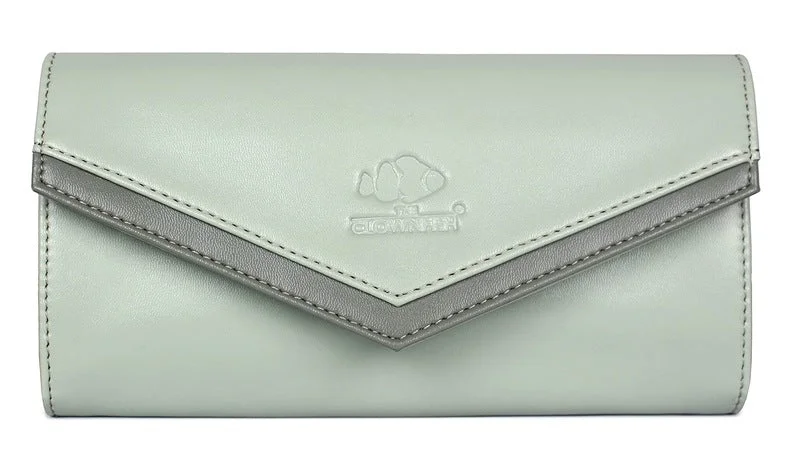 Top-rated money clips for everyday use Antique Copper Passport Covers & Wallets with Intricate Engravings for CollectorsTHE CLOWNFISH Lucia Collection Womens Wallet Clutch Ladies Purse with multiple card slots (Pistachio Green)