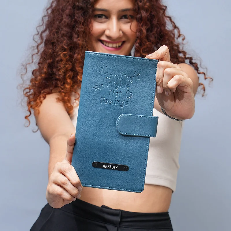 Elegant money clips for weddings Glittery Sequined Passport Covers & Wallets for Party LoversTravel Organizer - Catching Flights Not Feelings