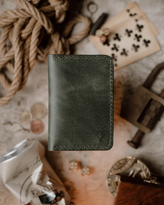 Money clips with RFID protection Silver-Plated Passport Covers & Wallets with Gemstone Accents for Elegant WomenBifold Card Leather Wallet V03
