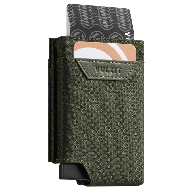 Stainless steel money clips for durability Leather Passport Covers & Wallets with Handmade Stitching for Luxury TravelersVC405- Bifold Pop Up Wallet with Money Compartment &  D buckle