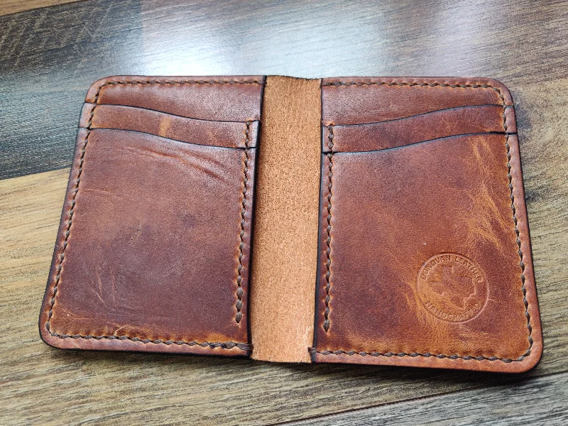 Personalized engraved money clips for men Magnetic-Closure Passport Covers & Wallets for Quick AccessVertical Wallet - English Tan - Derby Personalized engraved money clips for men Magnetic-Closure Passport Covers & Wallets for Quick AccessVertical Wallet - English Tan - Derby