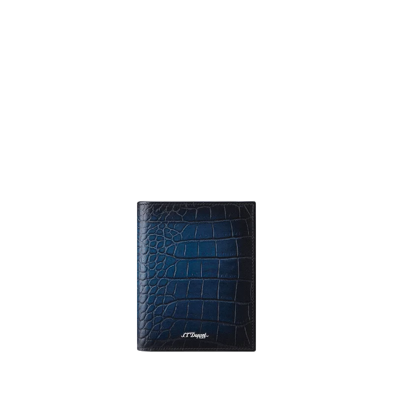 Luxury leather money clips with card slots Vintage-Style Passport Covers & Wallets with Brass Hardware for Retro EnthusiastsWallet