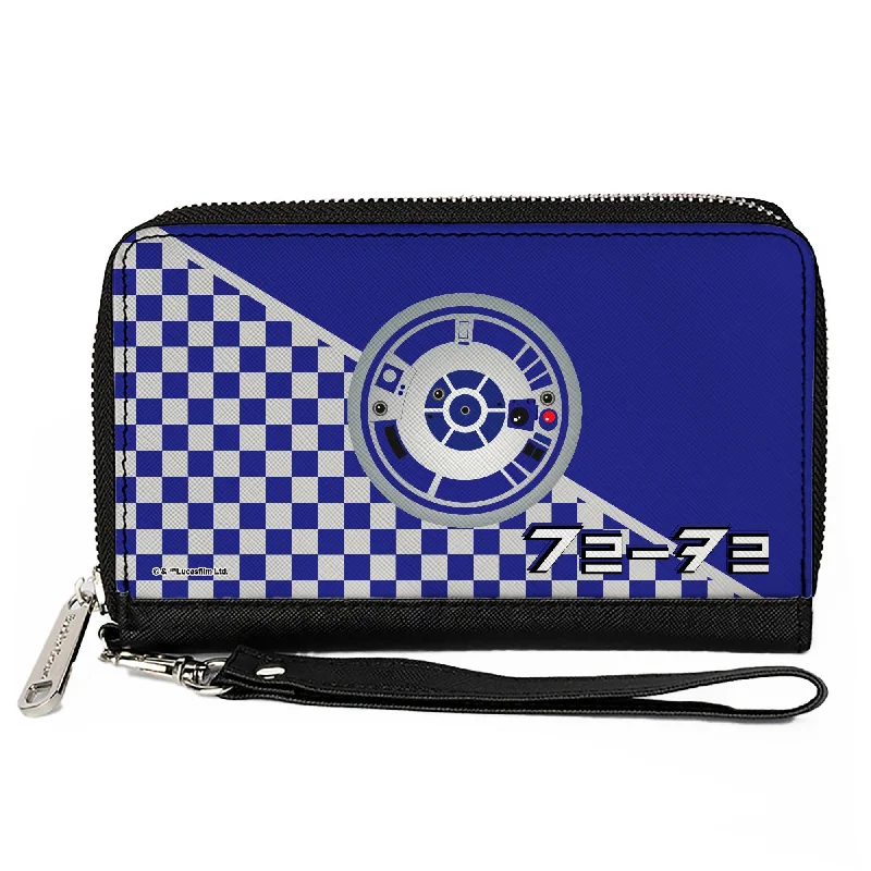 Vintage-style money clips for collectors Camouflage-Patterned Passport Covers & Wallets for Hunters and MilitariesWomen's PU Zip Around Wallet Rectangle - Star Wars R2-D2 Top View and Aurebesh Checker Blue White Vintage-style money clips for collectors Camouflage-Patterned Passport Covers & Wallets for Hunters and MilitariesWomen's PU Zip Around Wallet Rectangle - Star Wars R2-D2 Top View and Aurebesh Checker Blue White
