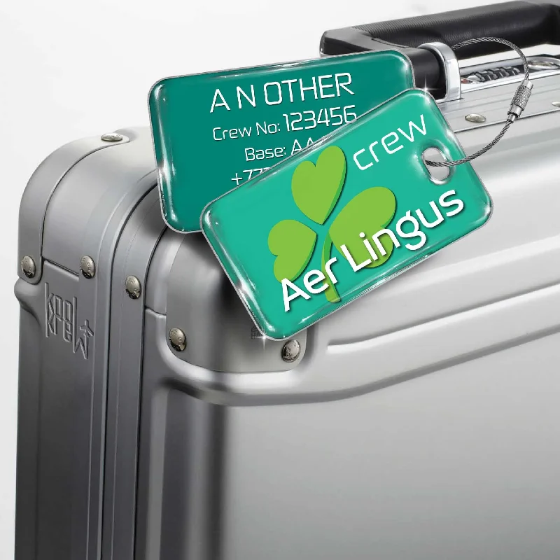 Glittery Sequined Passport Covers & Wallets for Party LoversAer Lingus Landscape GREEN 2 Luggage Tag Glittery Sequined Passport Covers & Wallets for Party LoversAer Lingus Landscape GREEN 2 Luggage Tag