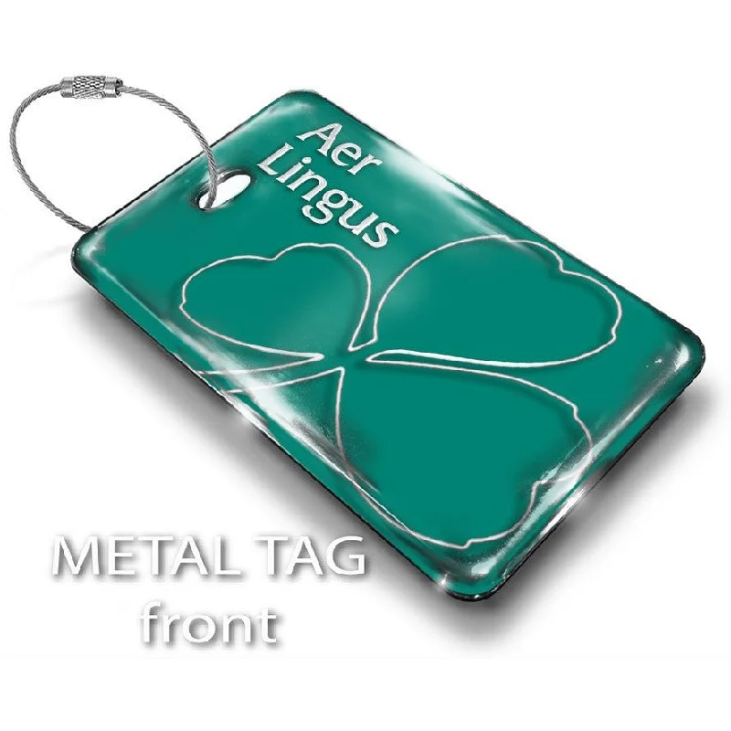 Magnetic-Closure Passport Covers & Wallets for Quick AccessAer Lingus Logo Shamrock Luggage Tag Magnetic-Closure Passport Covers & Wallets for Quick AccessAer Lingus Logo Shamrock Luggage Tag