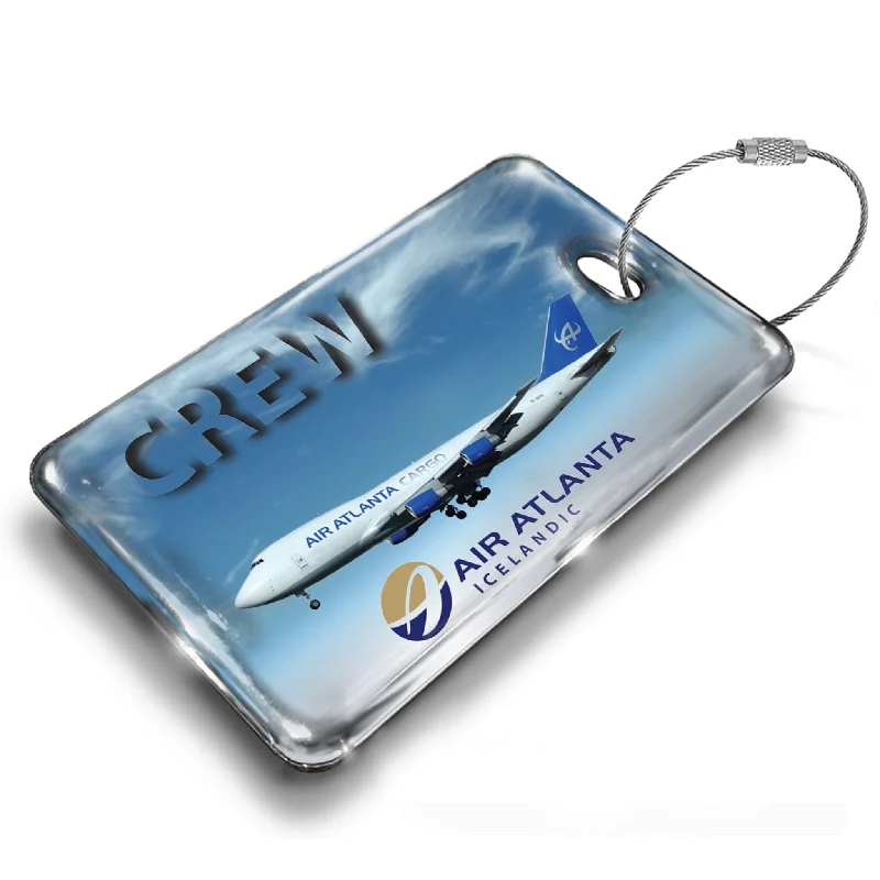 Laser-Cut Metal Passport Covers & Wallets with Geometric Designs for Tech-SavvyAir Atlanta Cargo B747 Luggage Tag Laser-Cut Metal Passport Covers & Wallets with Geometric Designs for Tech-SavvyAir Atlanta Cargo B747 Luggage Tag
