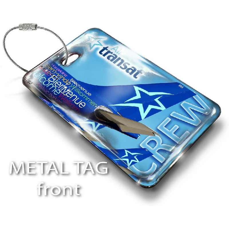 Cowhide Leather Passport Covers & Wallets with a Rustic Western LookAir Transat WINGS - Crew