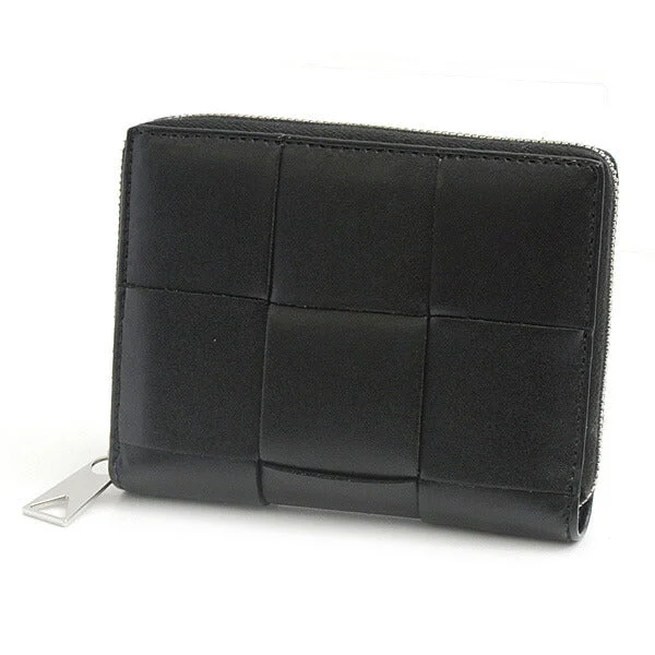 Elegant money clips for weddings Bottega Veneta Lambskin Compact Zip Wallet
