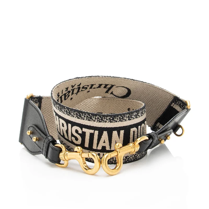 Money clips with RFID protection Dior Embroidered Oblique Shoulder Strap