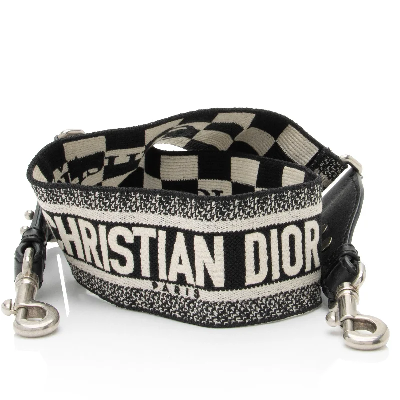 Money clips with RFID protection Dior Embroidered Oblique Shoulder Strap