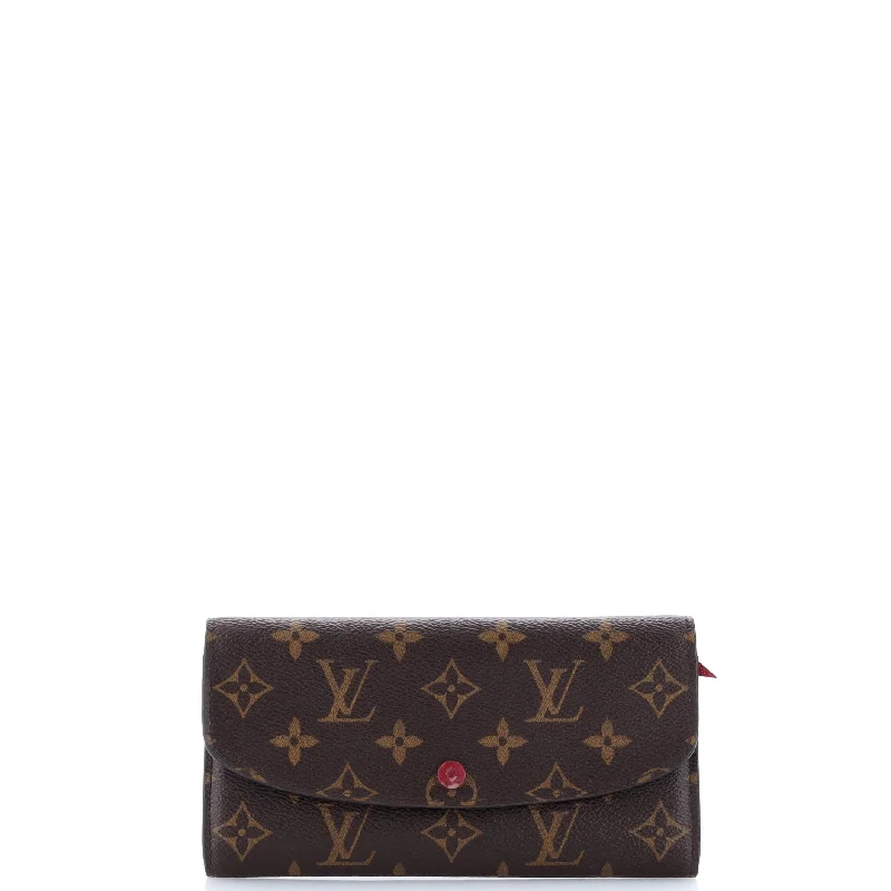 Slim money clips for minimalist wallets Emilie Wallet Monogram Canvas