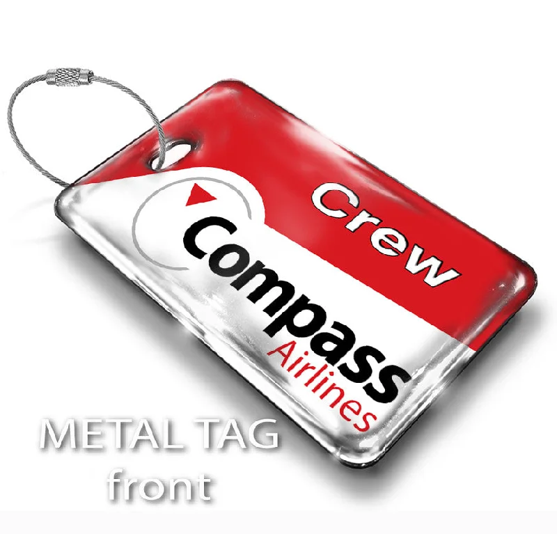 Waterproof Nylon Passport Covers & Wallets for Outdoor AdventuresCompass Airlines Logo Waterproof Nylon Passport Covers & Wallets for Outdoor AdventuresCompass Airlines Logo