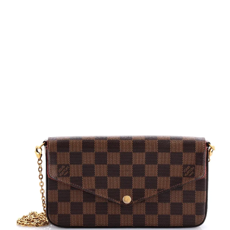 Stainless steel money clips for durability Felicie Pochette Damier