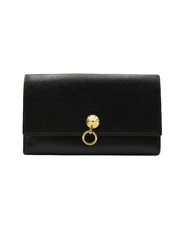 Best money clips for cash and cards Fendi DotCom Continental Long Wallet in Black Leather Best money clips for cash and cards Fendi DotCom Continental Long Wallet in Black Leather