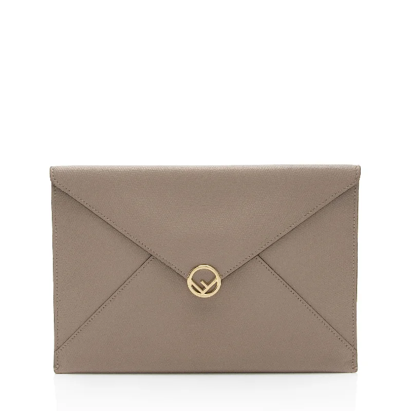 Money clips with built-in bottle openers Fendi Leather 1974 Envelope Pouch