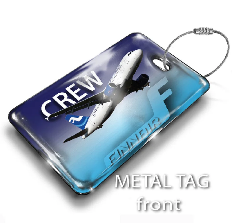 Magnetic-Closure Passport Covers & Wallets for Quick AccessFinnair A320 Blue