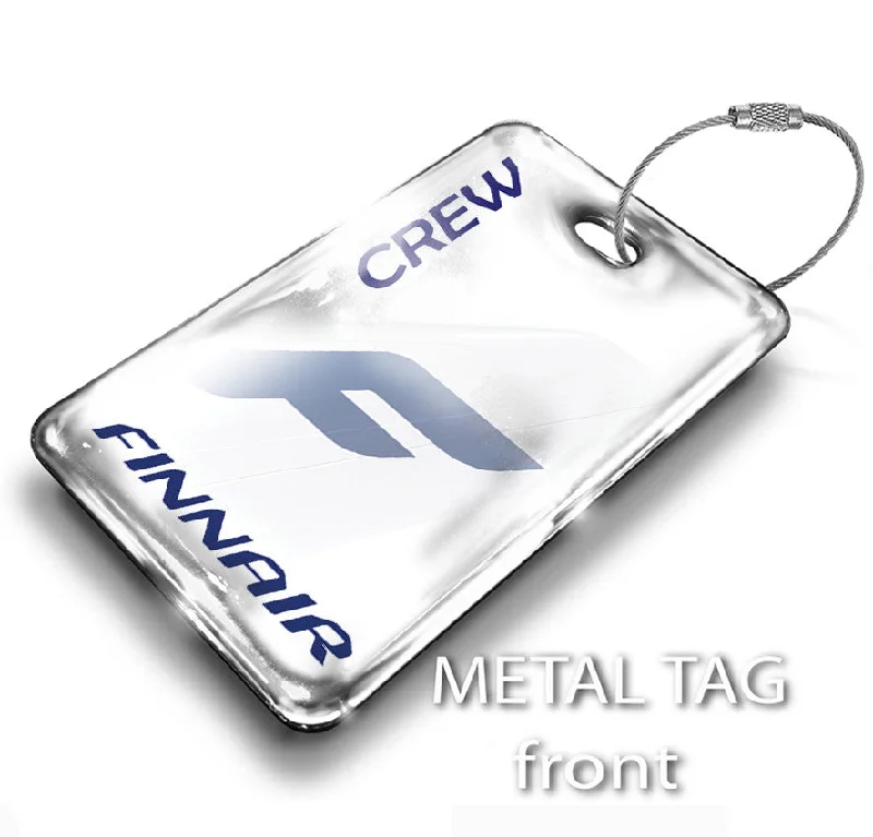 Magnetic-Closure Passport Covers & Wallets for Quick AccessFinnair Logo White