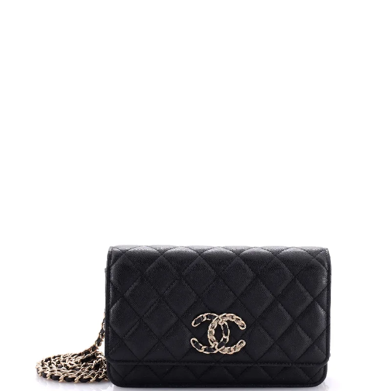 Money clips for holding large amounts of cash French New Wave Wallet on Chain Quilted Caviar Money clips for holding large amounts of cash French New Wave Wallet on Chain Quilted Caviar