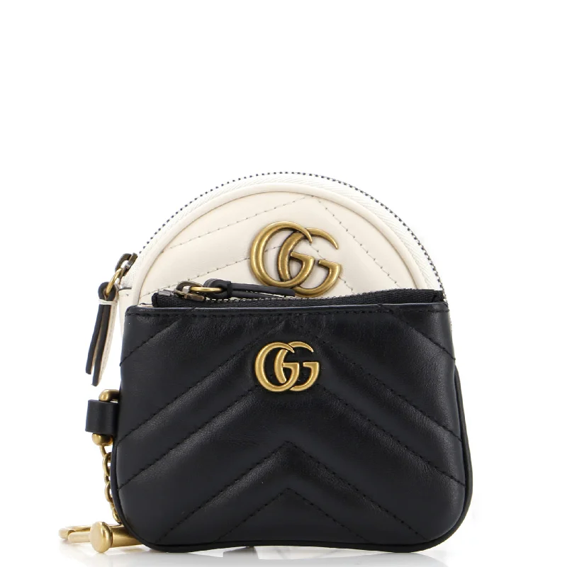 Elegant money clips for weddings GG Marmont Coin Purse And Key Case Matelasse Chevron Leather Elegant money clips for weddings GG Marmont Coin Purse And Key Case Matelasse Chevron Leather
