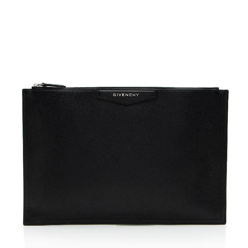 Money clips with magnetic closure Givenchy Brogue Leather Antigona Zip Pouch