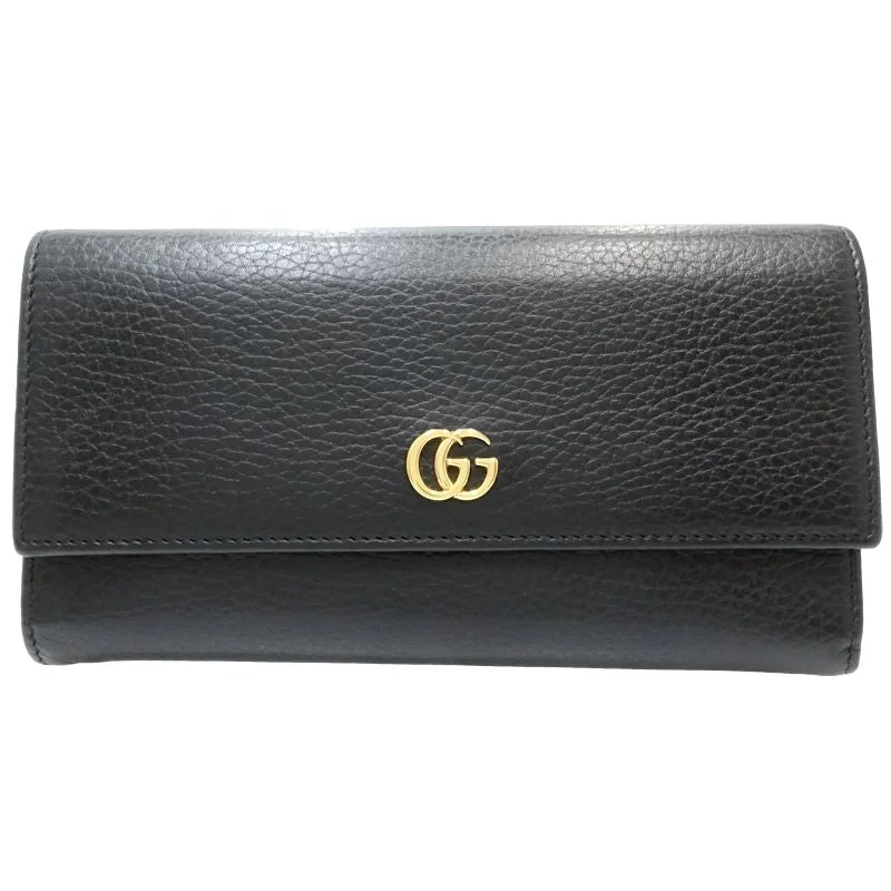 Best money clips for cash and cards Gucci Leather Double G Continental Wallet