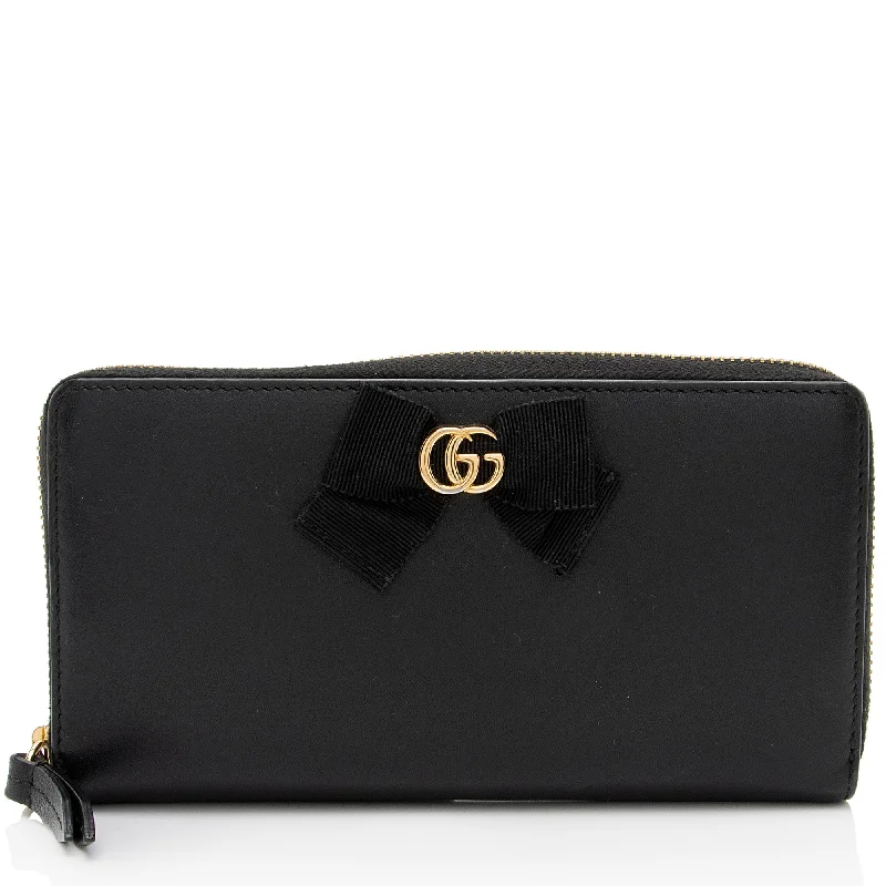 Money clips for holding large amounts of cash Gucci Leather GG Bow Zip Around Wallet Money clips for holding large amounts of cash Gucci Leather GG Bow Zip Around Wallet