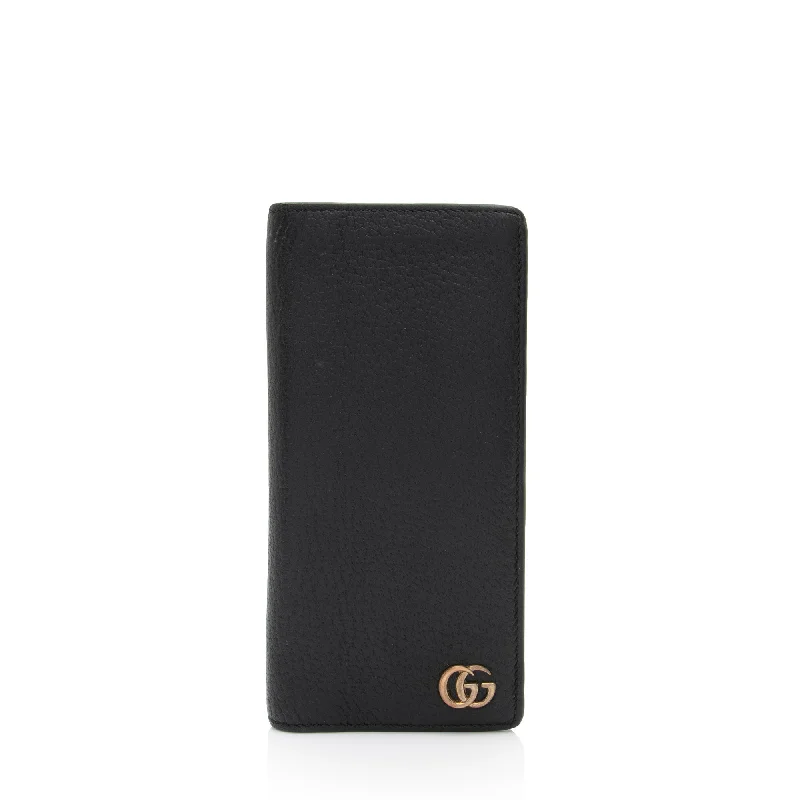 Stainless steel money clips for durability Gucci Leather GG Marmont Bi-Fold Long Wallet Stainless steel money clips for durability Gucci Leather GG Marmont Bi-Fold Long Wallet