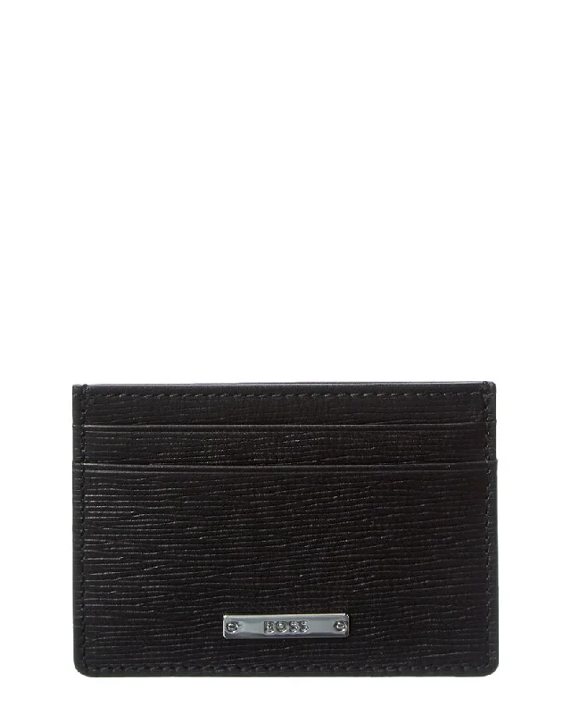 Slim money clips for minimalist wallets Hugo Boss Gallery Leather Card Case