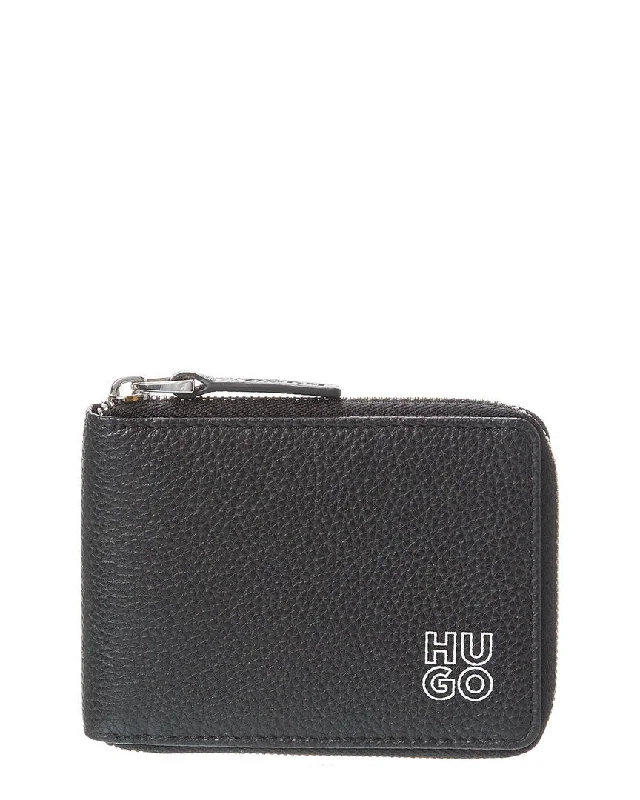 Eco-friendly money clips made from sustainable materials Hugo Boss Subway Wallet