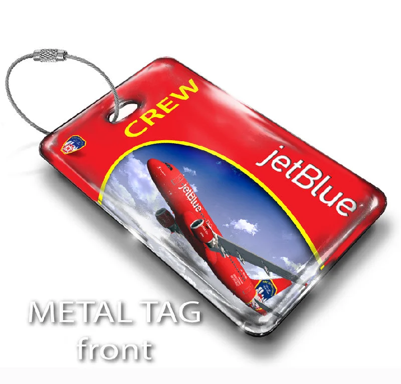 Leather Passport Covers & Wallets with Handmade Stitching for Luxury TravelersJetBlue Fire Department Livery Leather Passport Covers & Wallets with Handmade Stitching for Luxury TravelersJetBlue Fire Department Livery