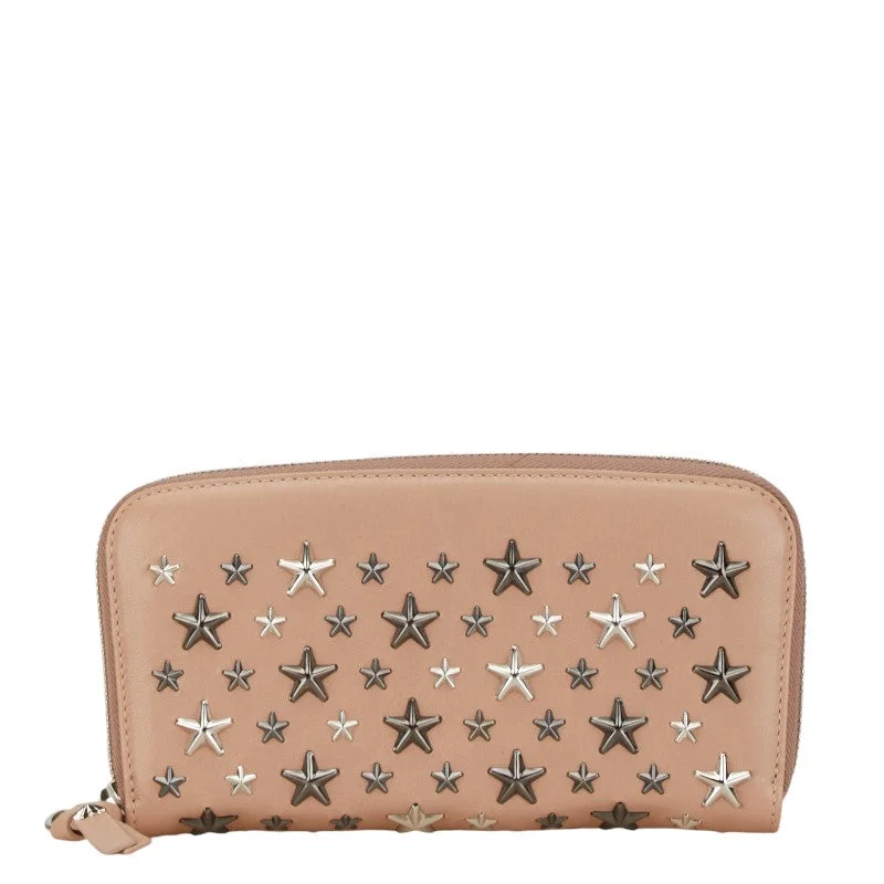 Vintage-style money clips for collectors Jimmy Choo Star Studs Leather Wallet