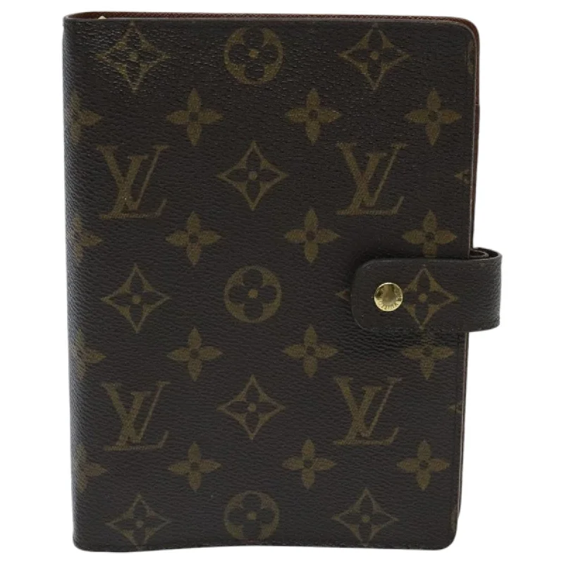 Money clips with RFID protection Louis Vuitton Agenda Mm  Canvas Wallet  (Pre-Owned)